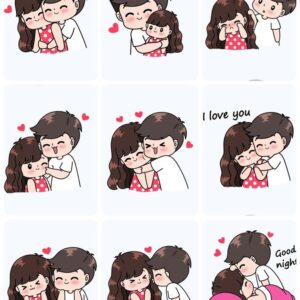 Non-Edible Photo Paper Cute Couple