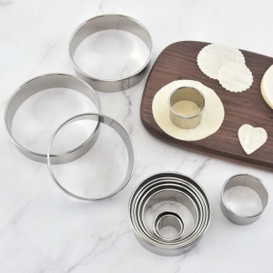 Metal Round  Cutter / Mousse Mold 14Piece Set