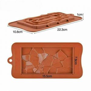 Chocolate Bar Mold Broken Design