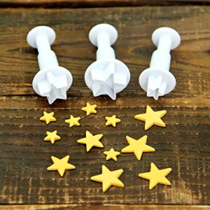 Fondant Cutter Star 3piece Set