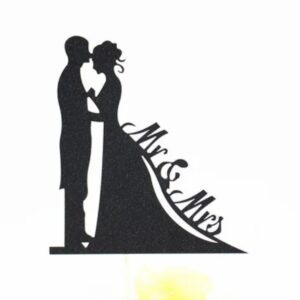 Mr&Mrs Couple Topper Black  02