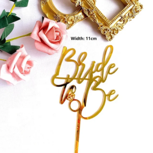 Bride To Be Cake Topper