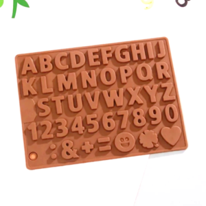 Chocolate Mold Abcd with Number New