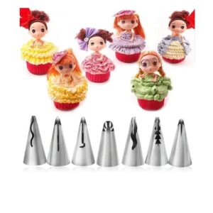 Doll Cake Nozzle 7pcs Set
