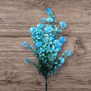 Artificial Blue Floral Stem Bouquet