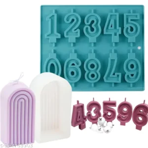 Silicone 0 to 9 Number Candle Mold