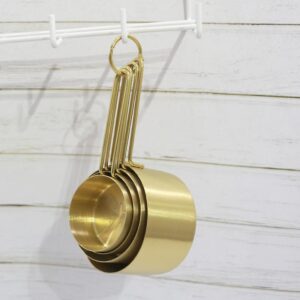 Gold Measuring Cups 4 PCS