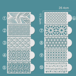 Stencil 26cm*11cm No: 09
