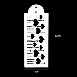 Heart Design Stencil 01