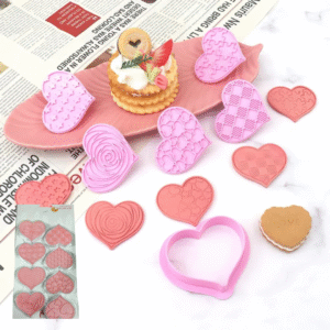 Heart shape Cookies | Biscuit  Cutter 8pcs