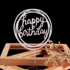 happy birthday Topper 3 "Silver"