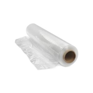Food Grade Plastic Wrap Roll – 19 Inch Width | 1 KG Roll (Transparent)
