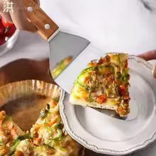 Wooden Handle – Stainless Steel Cake & Pizza Serving Knife