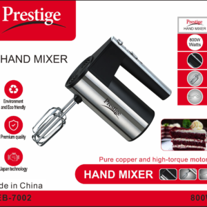 Prestige 800W Stainless Steel Electric Egg Beater 7002