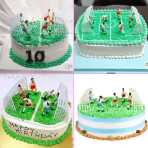 Football Team Scene Cake Topper