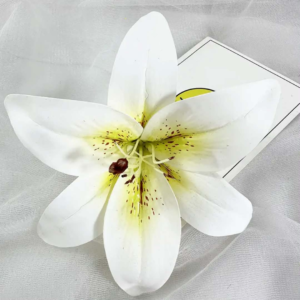 Artificial Lily "White A" 1 Flower